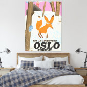 Oslo Leinwanddruck (Insitu (Schlafzimmer))