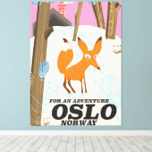 Oslo Leinwanddruck (Insitu (Holzboden))