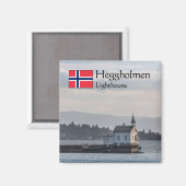 Oslo Lighthouse Magnet (Vorderseite/Rückseite)