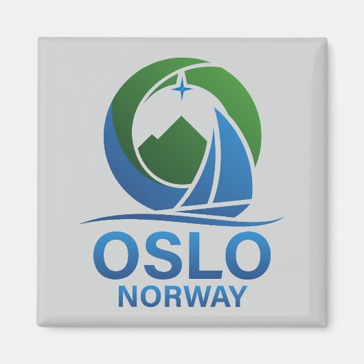 Oslo Norway Europe Magnet (Vorne)