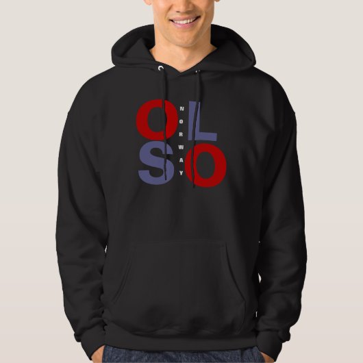 OSLO NORWAY HOODIE (Vorderseite)