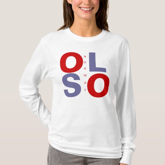 OSLO NORWAY T-Shirt (Vorderseite)