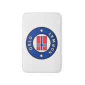Oslo Norwegen Badematte (Vorderseite Vertikal)