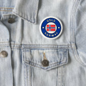 Oslo Norwegen Button (Beispiel)