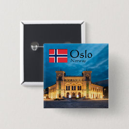 Oslo Norwegen Button