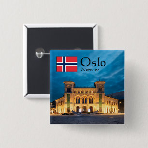 Oslo Norwegen Button