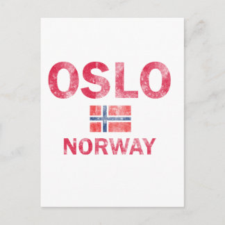 Oslo Norwegen Designs Postkarte