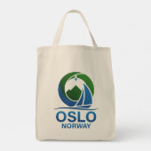 Oslo Norwegen Europa Tragetasche (Rückseite)