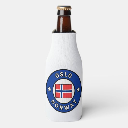 Oslo Norwegen Flaschenkühler (Flaschenvorderseite)