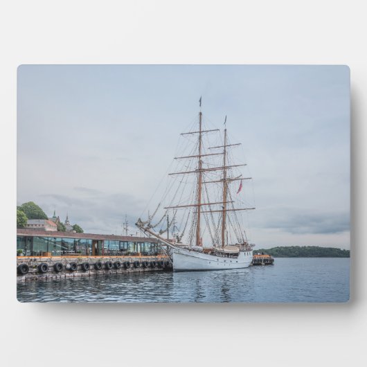 Oslo Norwegen Fotoplatte (Vorderseite)