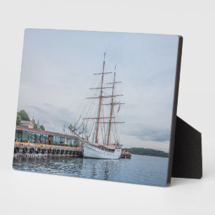 Oslo Norwegen Fotoplatte