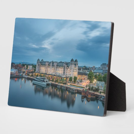 Oslo Norwegen Fotoplatte (Seite)