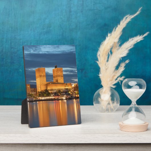 Oslo Norwegen Fotoplatte (Seite)