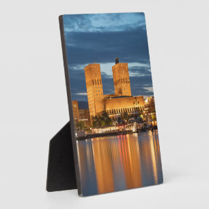 Oslo Norwegen Fotoplatte