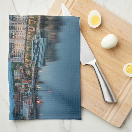 Oslo Norwegen Geschirrtuch (Viertel Falte)