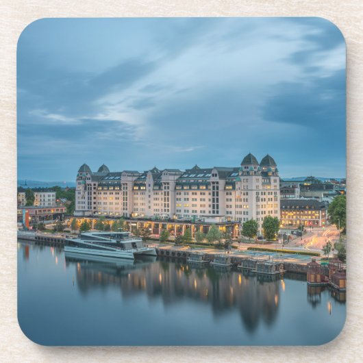 Oslo Norwegen Getränkeuntersetzer (Vorderseite)