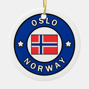 Oslo Norwegen Keramikornament
