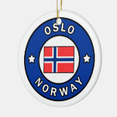 Oslo Norwegen Keramikornament (Links)