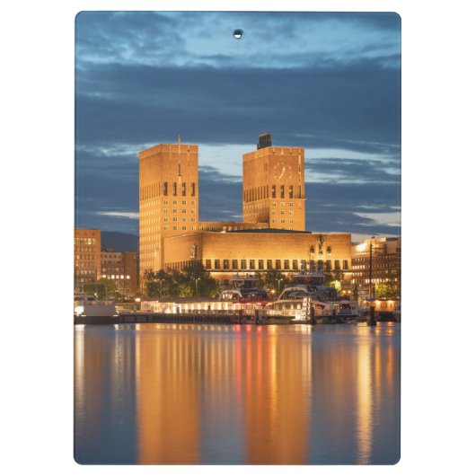 Oslo Norwegen Klemmbrett (Rückseite)