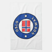 Oslo Norwegen Küchentuch (Vertikal)