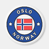 Oslo Norwegen Magnet (Vorne)
