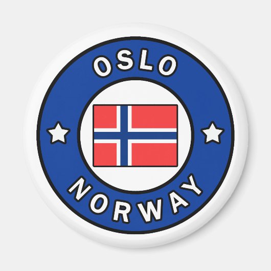 Oslo Norwegen Magnet (Vorne)