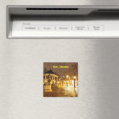 Oslo, Norwegen nachts Magnet (In Situ (Geschirrspüler))