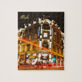 Oslo, Norwegen nachts Puzzle (Vertikal)