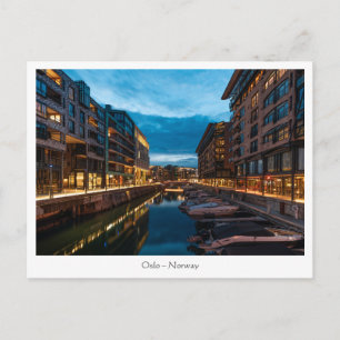 Oslo Norwegen Postkarte