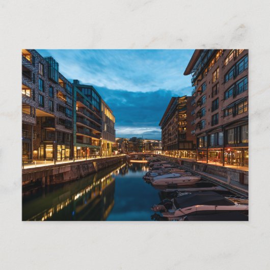 Oslo Norwegen Postkarte (Vorderseite)