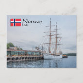 Oslo Norwegen Postkarte (Vorderseite)