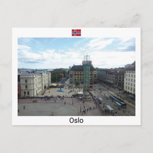 Oslo - Norwegen Postkarte (Vorderseite)