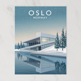 Oslo, Norwegen Postkarte