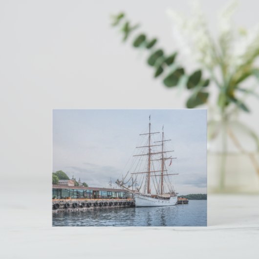 Oslo Norwegen Postkarte (Stehend Vorderseite)