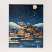 Oslo Norwegen Puzzle (Vertikal)