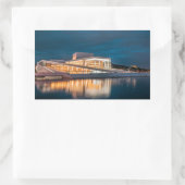 Oslo Norwegen Rechteckiger Aufkleber (Tasche)