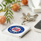 Oslo Norwegen Schlüsselanhänger (Seite)