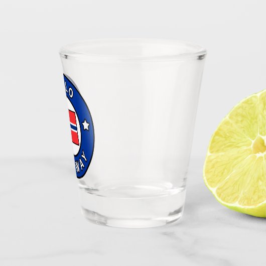 Oslo Norwegen Schnapsglas (Rechts)