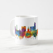 Oslo Norwegen Skyline Kaffeetasse (Vorderseite Links)