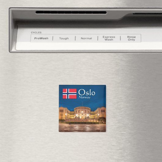 Oslo Norwegen Souvenir Magnet (In Situ (Geschirrspüler))