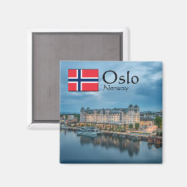 Oslo Norwegen Souvenir Magnet