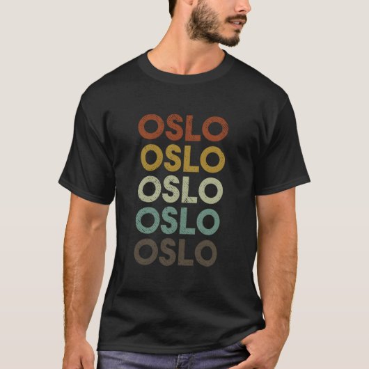 Oslo Norwegen T-Shirt (Vorderseite)
