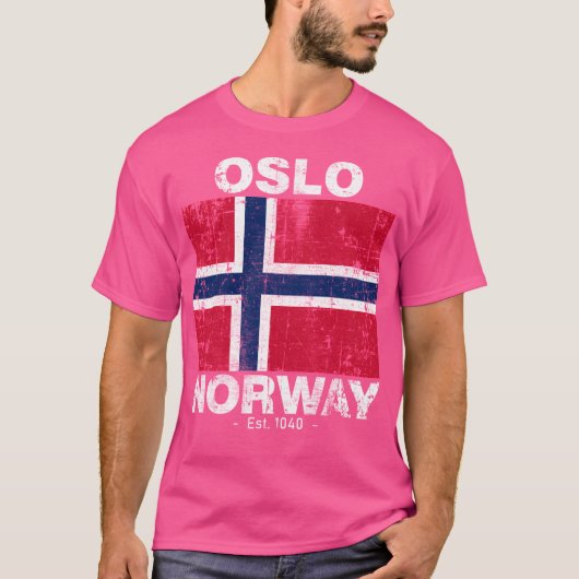 Oslo Norwegen T-Shirt (Vorderseite)