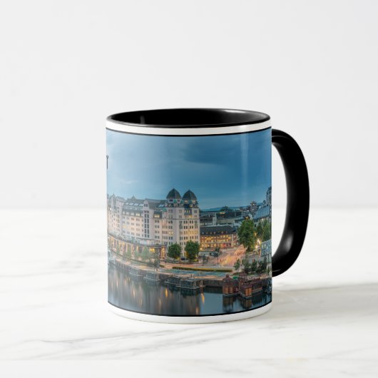 Oslo Norwegen Tasse (VorderseiteRechts)