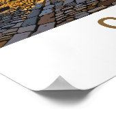 Oslo Norwegen Travel Print Poster (Ecke)