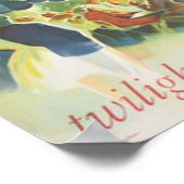 Oslo Norwegen Vintage Travel Poster (Ecke)