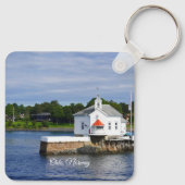 Oslo, Norwegischer Fjord Poster Schlüsselanhänger (Rückseite)