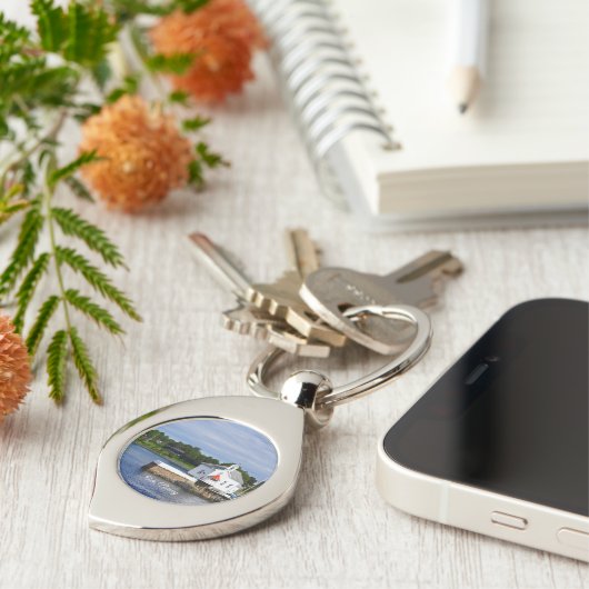 Oslo, Norwegischer Fjord Schlüsselanhänger (Seite)