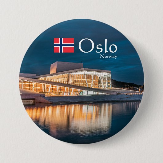 Oslo Opera House Button (Vorderseite)