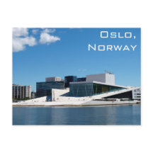 Oslo Opera House in Norway On Summer Day